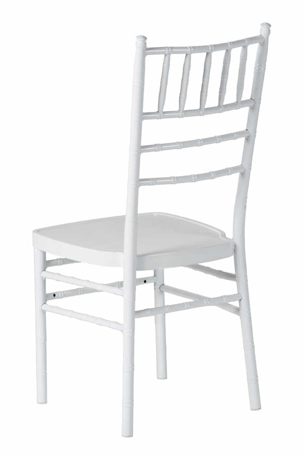 Американски сватбен стол Chiavari - цвят бял - Image 2
