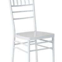 Американски сватбен стол Chiavari - цвят бял - Image 3