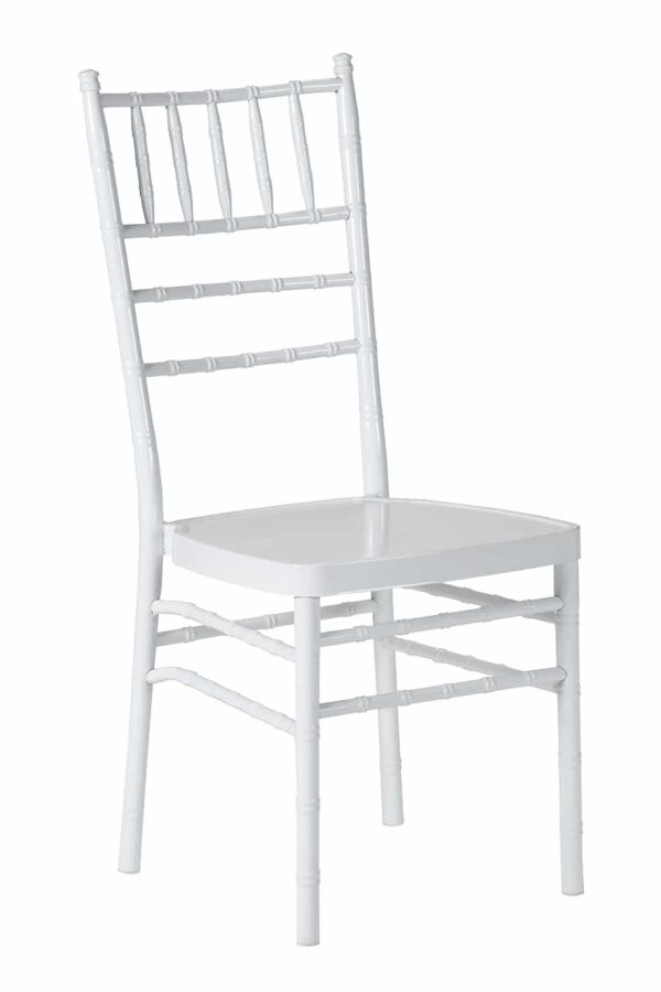 Американски сватбен стол Chiavari - цвят бял - Image 3