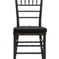 Американски сватбен стол Chiavari - цвят черен PP - Image 5