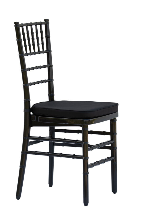 Американски сватбен стол Chiavari - цвят черен PP - Image 7